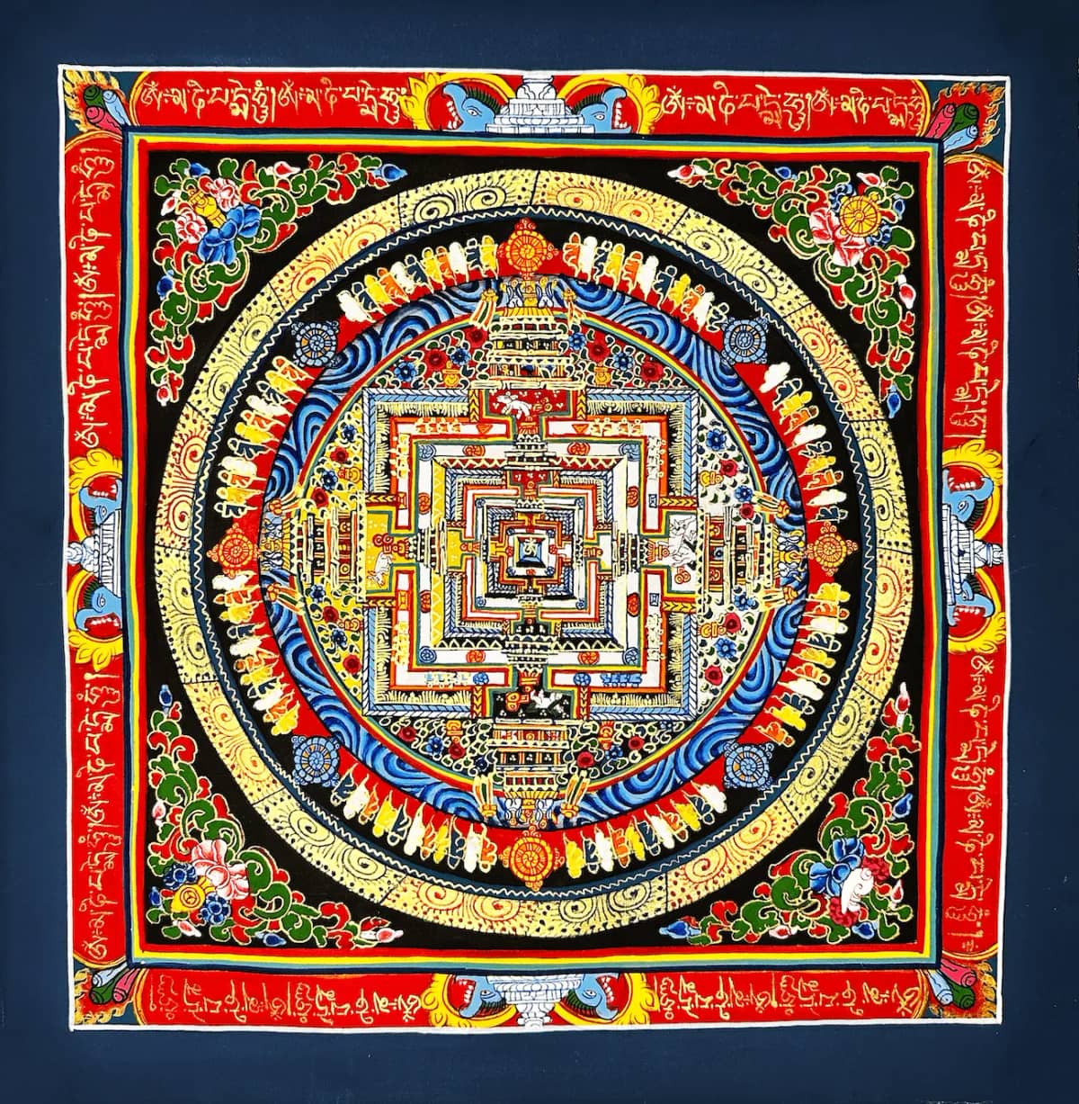 Kalchakra Mandala Thangka