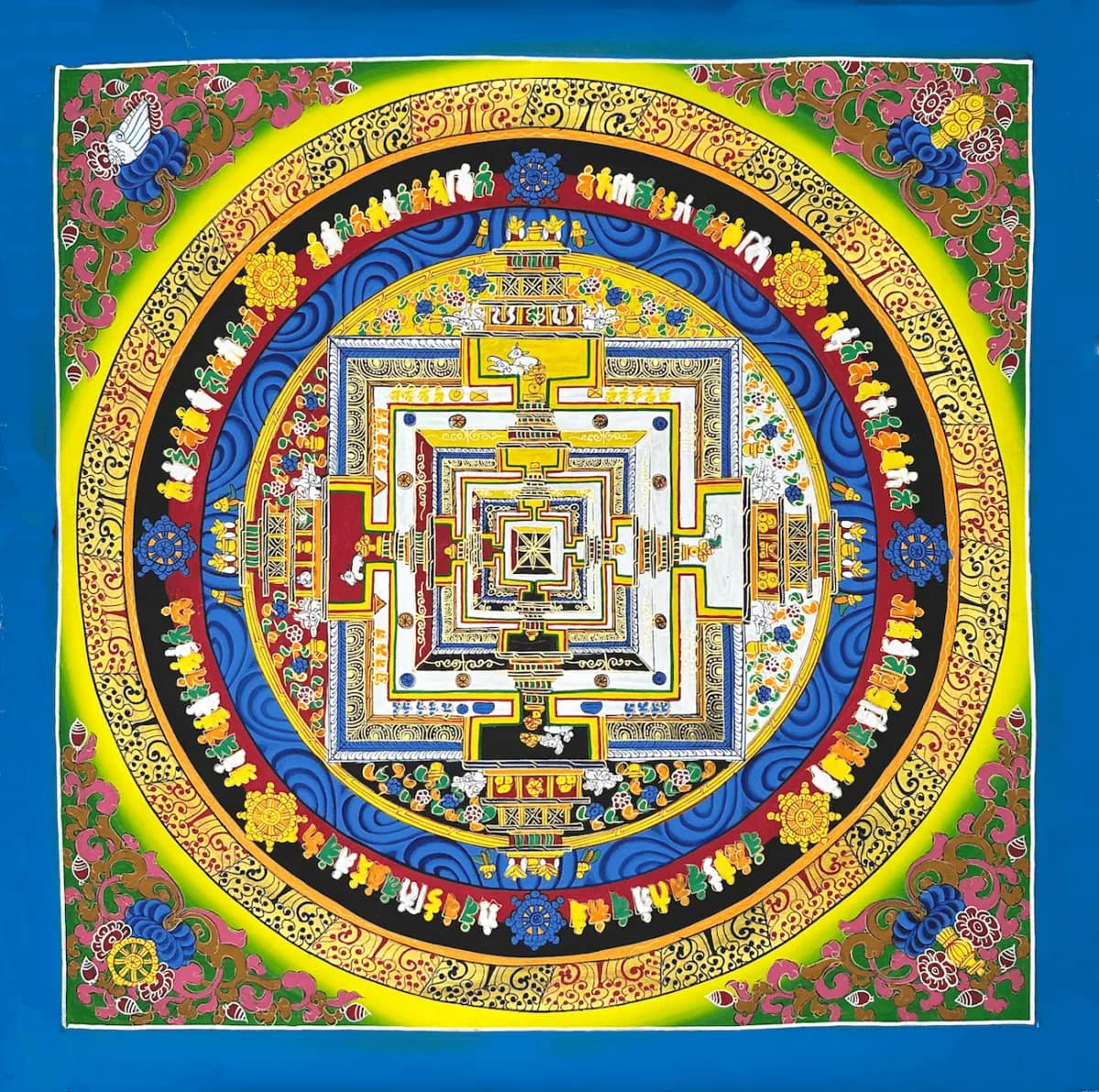 Kalchakra Mandala Thangka