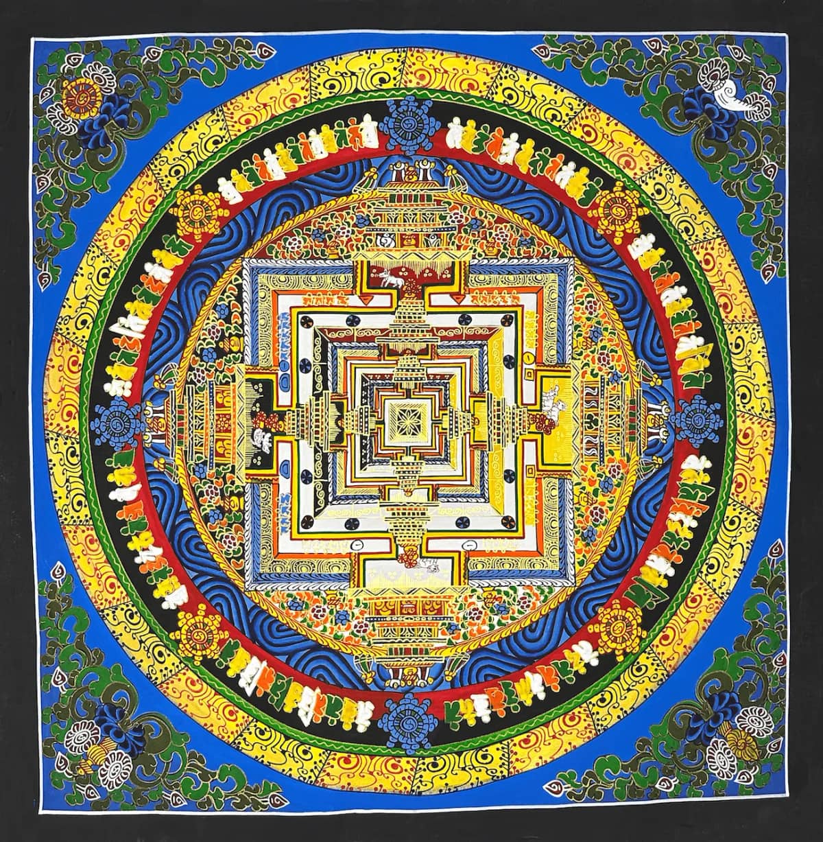 Kalchakra Mandala Thangka